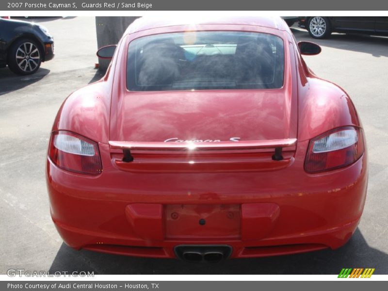 Guards Red / Sand Beige 2007 Porsche Cayman S