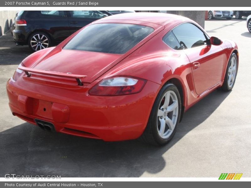 Guards Red / Sand Beige 2007 Porsche Cayman S