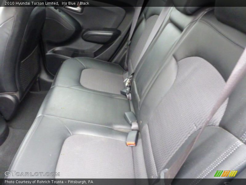 Iris Blue / Black 2010 Hyundai Tucson Limited