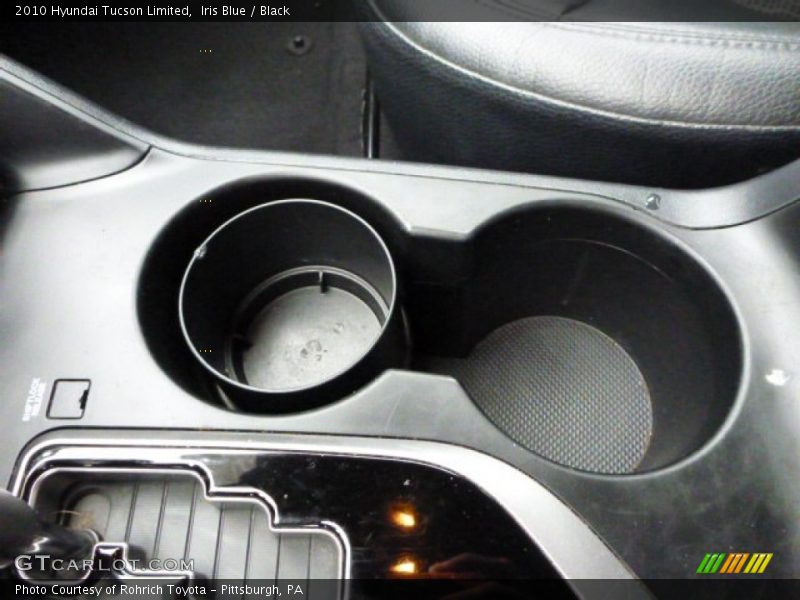Iris Blue / Black 2010 Hyundai Tucson Limited