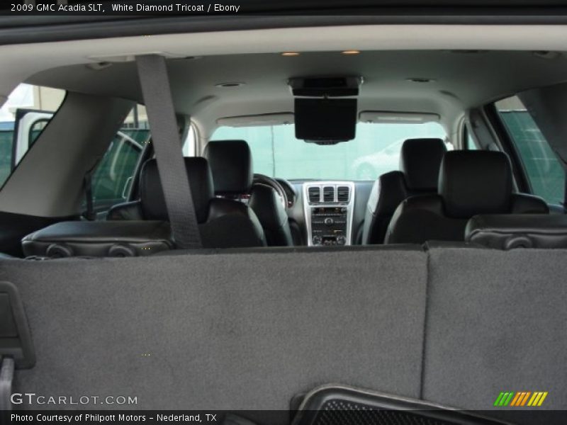 White Diamond Tricoat / Ebony 2009 GMC Acadia SLT