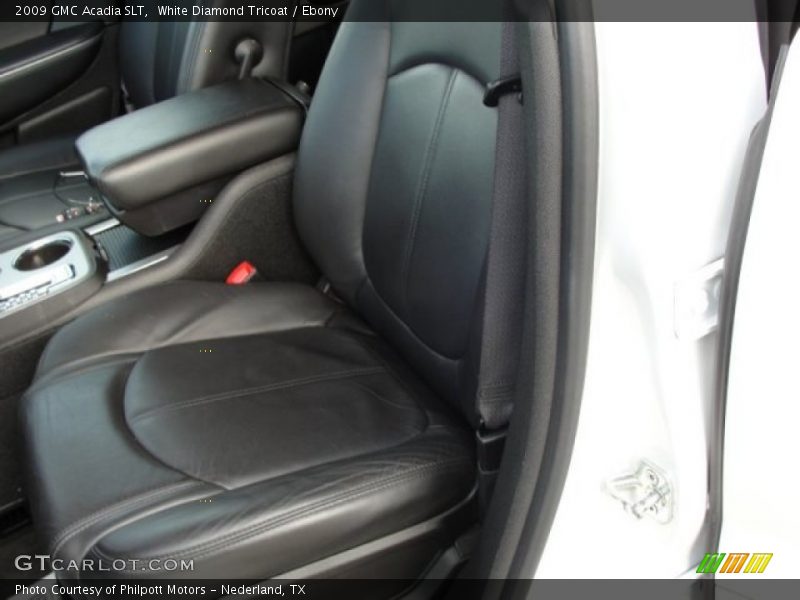 White Diamond Tricoat / Ebony 2009 GMC Acadia SLT