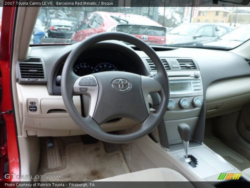 Barcelona Red Metallic / Bisque 2007 Toyota Camry LE V6