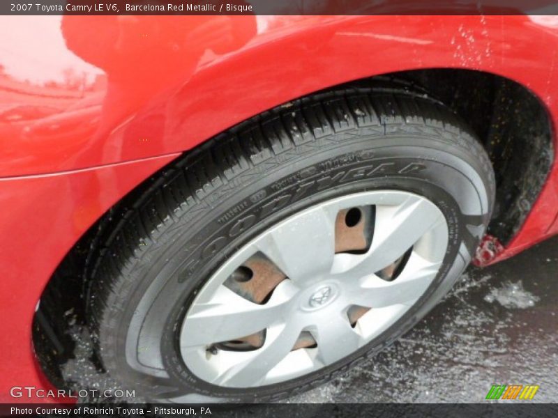 Barcelona Red Metallic / Bisque 2007 Toyota Camry LE V6