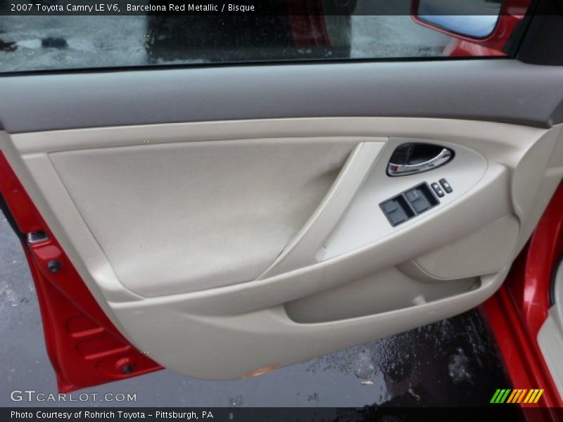 Barcelona Red Metallic / Bisque 2007 Toyota Camry LE V6