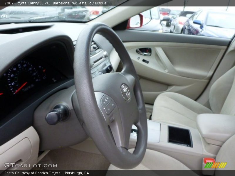 Barcelona Red Metallic / Bisque 2007 Toyota Camry LE V6