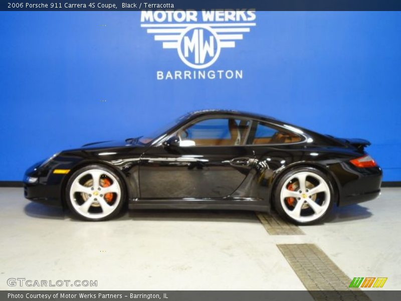 Black / Terracotta 2006 Porsche 911 Carrera 4S Coupe