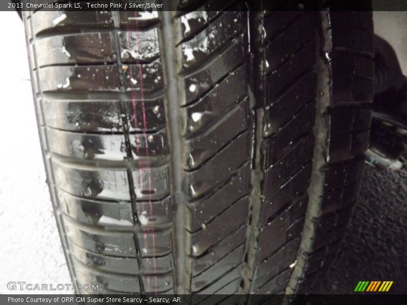 Techno Pink / Silver/Silver 2013 Chevrolet Spark LS