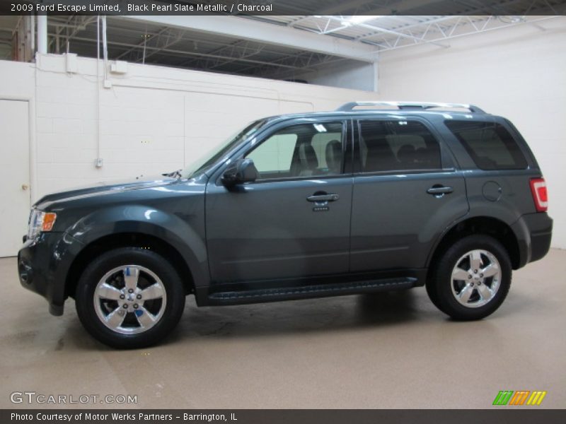 Black Pearl Slate Metallic / Charcoal 2009 Ford Escape Limited
