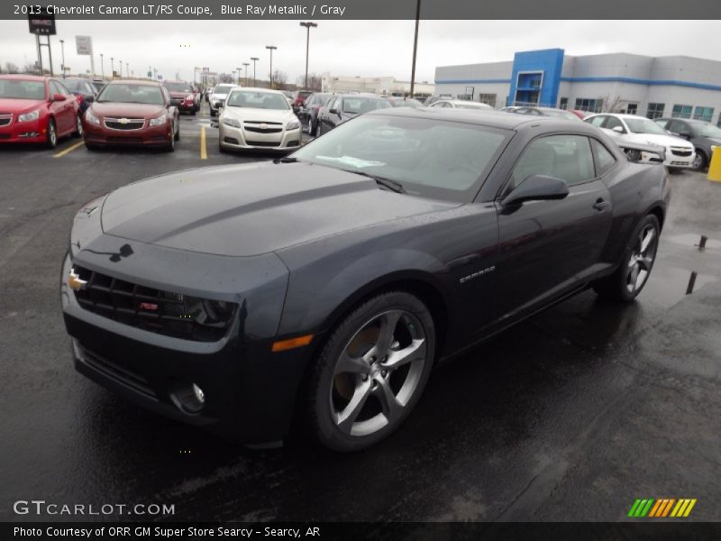 Blue Ray Metallic / Gray 2013 Chevrolet Camaro LT/RS Coupe