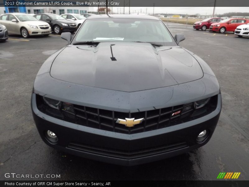 Blue Ray Metallic / Gray 2013 Chevrolet Camaro LT/RS Coupe