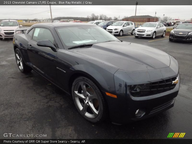 Blue Ray Metallic / Gray 2013 Chevrolet Camaro LT/RS Coupe
