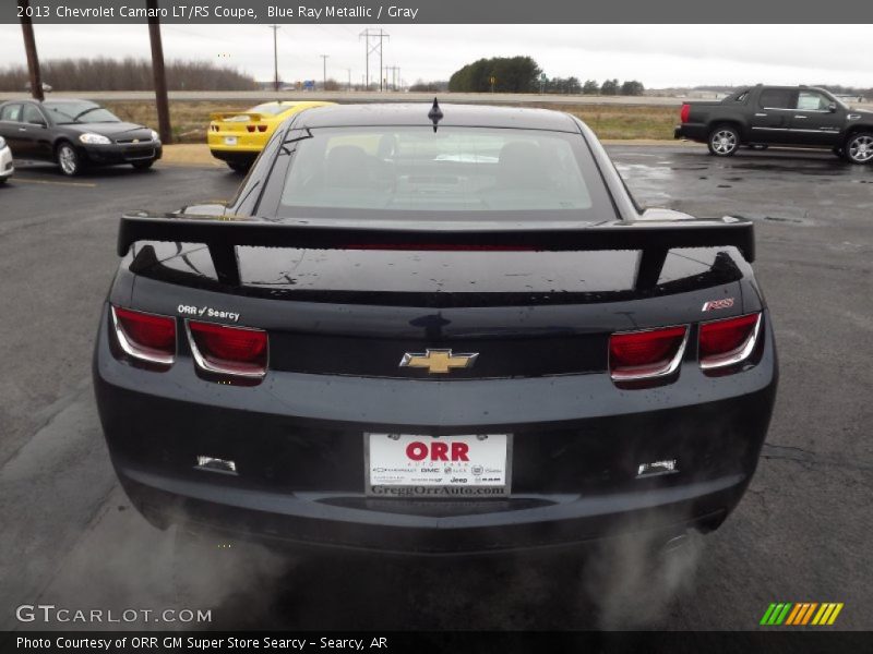 Blue Ray Metallic / Gray 2013 Chevrolet Camaro LT/RS Coupe