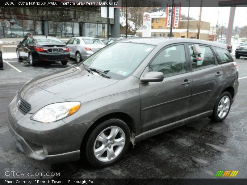 Phantom Gray Pearl / Dark Gray 2006 Toyota Matrix XR AWD
