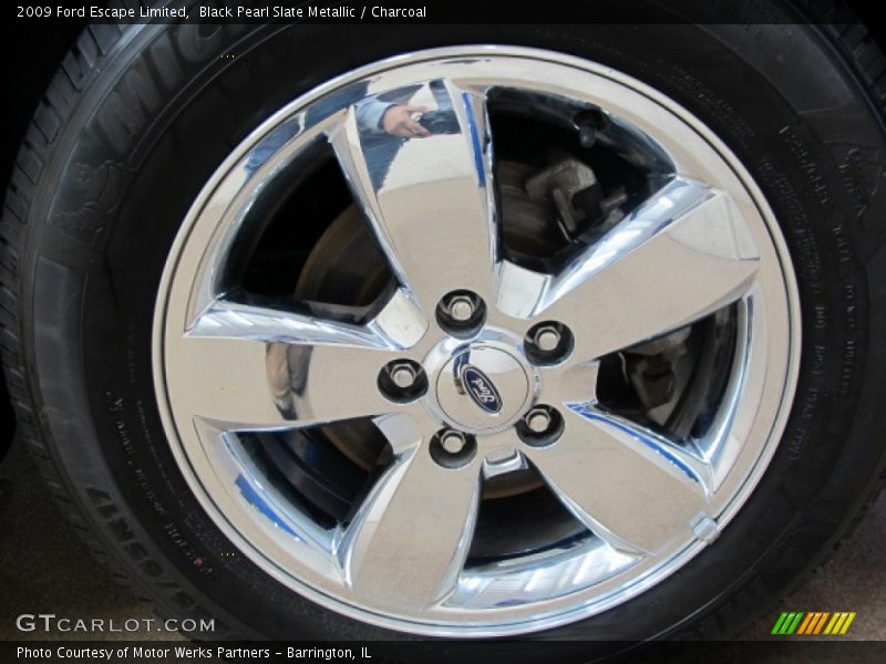 Black Pearl Slate Metallic / Charcoal 2009 Ford Escape Limited