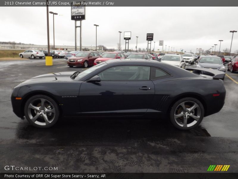 Blue Ray Metallic / Gray 2013 Chevrolet Camaro LT/RS Coupe