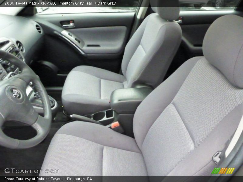 Phantom Gray Pearl / Dark Gray 2006 Toyota Matrix XR AWD