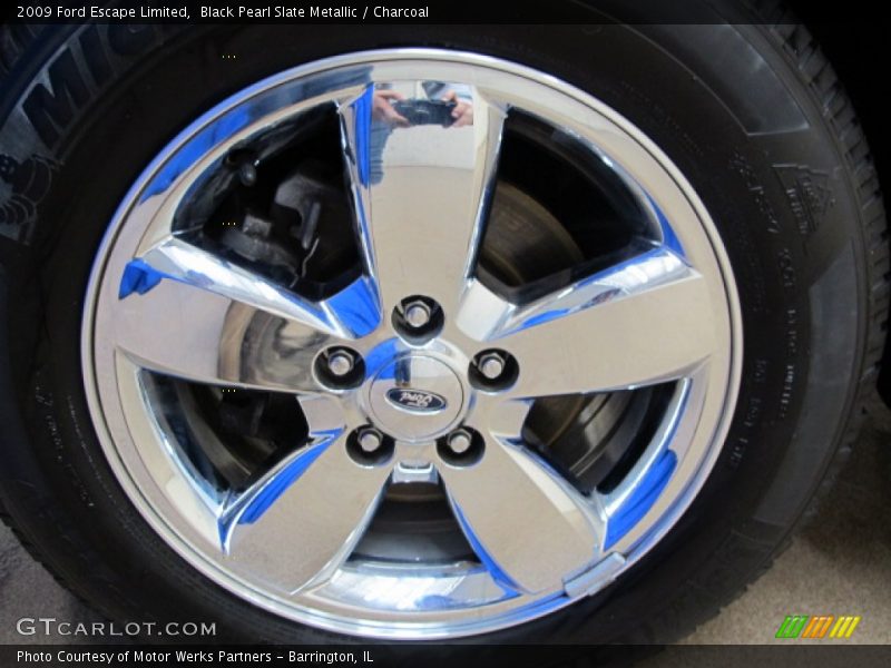 Black Pearl Slate Metallic / Charcoal 2009 Ford Escape Limited