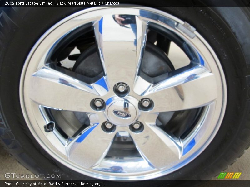 Black Pearl Slate Metallic / Charcoal 2009 Ford Escape Limited