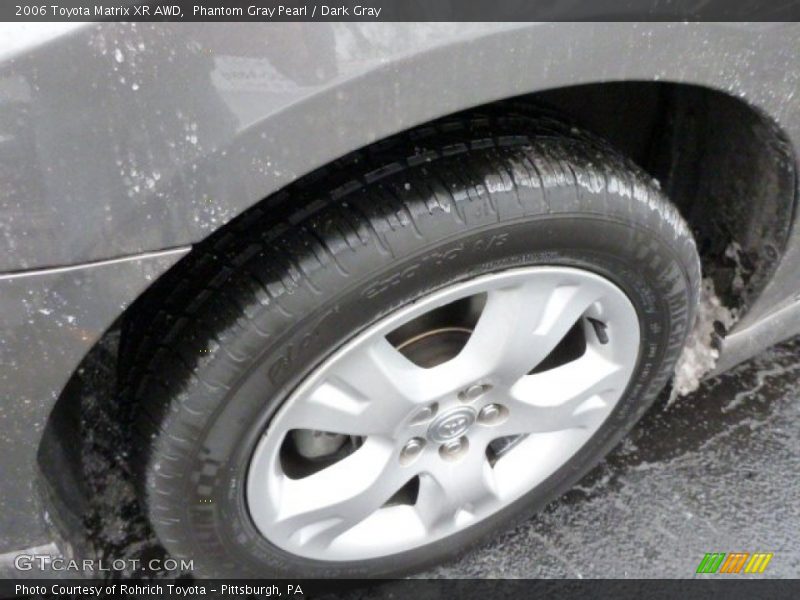 Phantom Gray Pearl / Dark Gray 2006 Toyota Matrix XR AWD