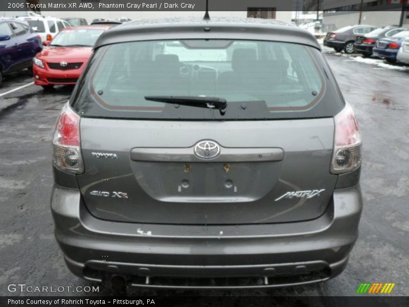 Phantom Gray Pearl / Dark Gray 2006 Toyota Matrix XR AWD