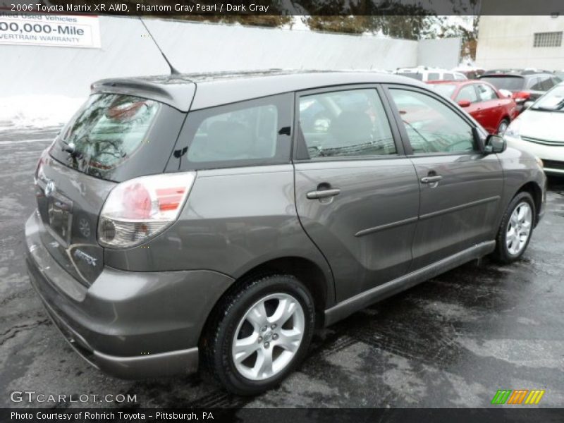 Phantom Gray Pearl / Dark Gray 2006 Toyota Matrix XR AWD