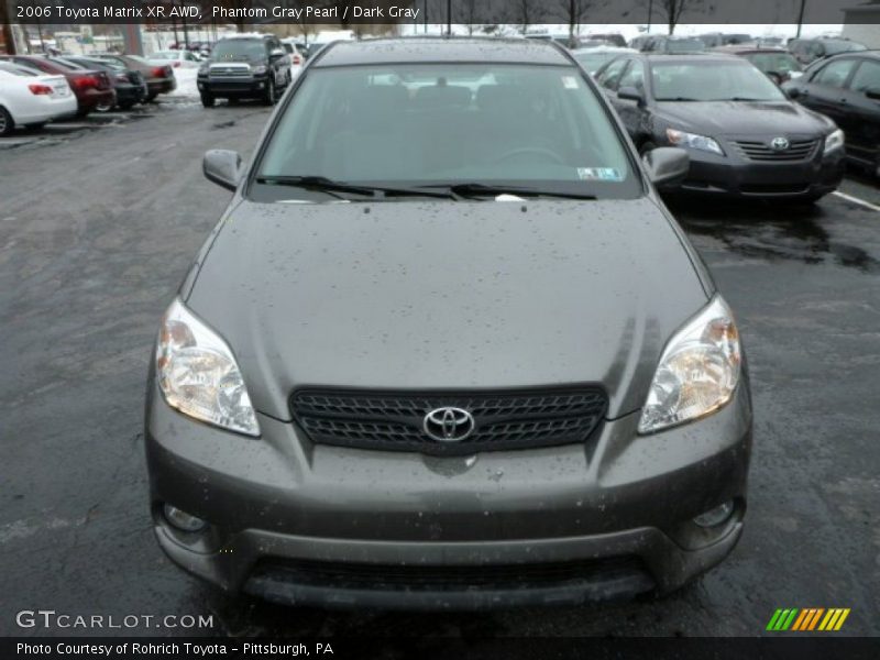 Phantom Gray Pearl / Dark Gray 2006 Toyota Matrix XR AWD