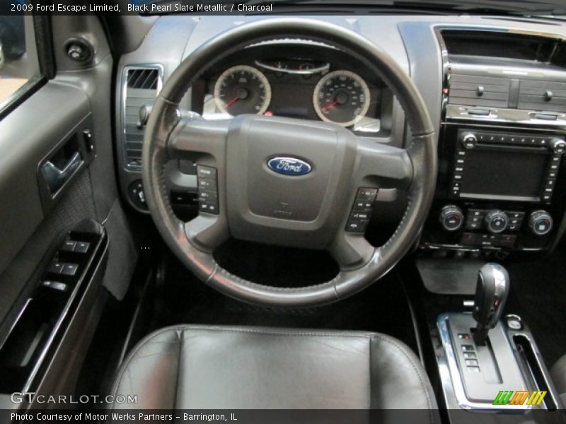 Black Pearl Slate Metallic / Charcoal 2009 Ford Escape Limited