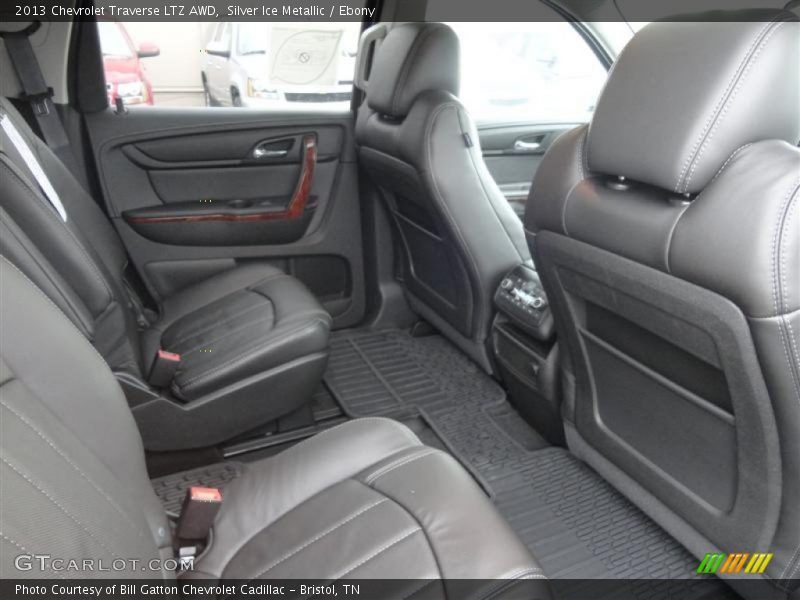 Silver Ice Metallic / Ebony 2013 Chevrolet Traverse LTZ AWD