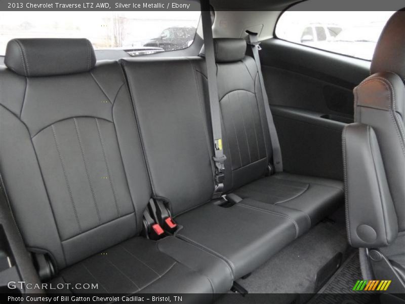 Silver Ice Metallic / Ebony 2013 Chevrolet Traverse LTZ AWD
