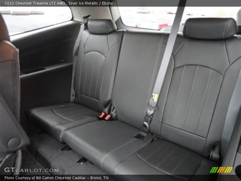 Silver Ice Metallic / Ebony 2013 Chevrolet Traverse LTZ AWD