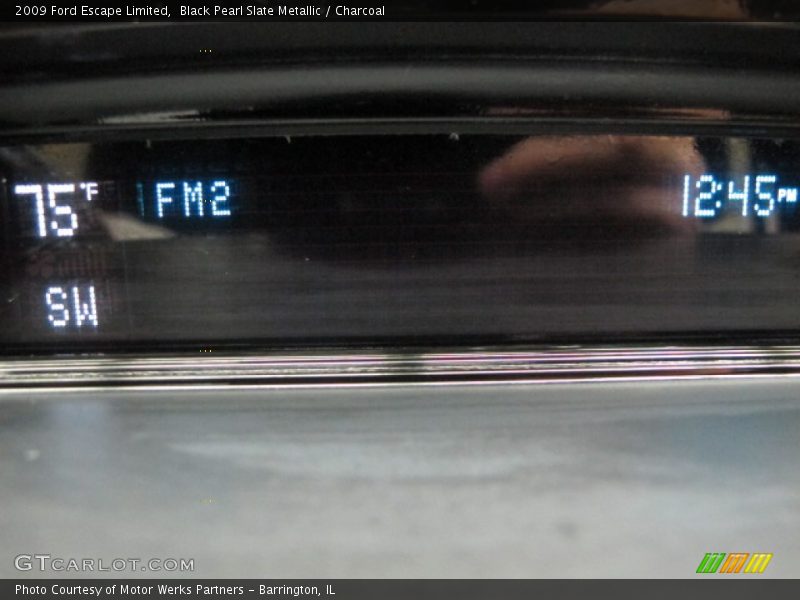 Black Pearl Slate Metallic / Charcoal 2009 Ford Escape Limited