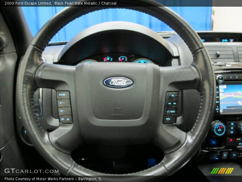 Black Pearl Slate Metallic / Charcoal 2009 Ford Escape Limited