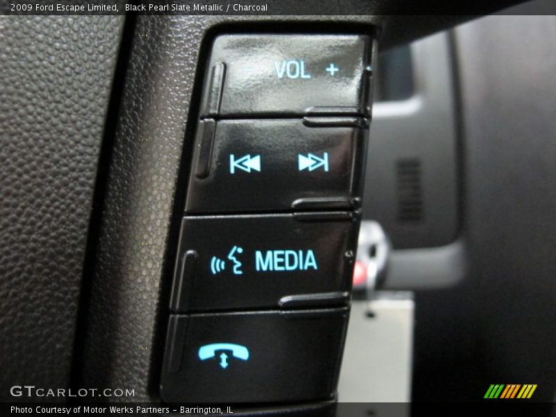 Black Pearl Slate Metallic / Charcoal 2009 Ford Escape Limited