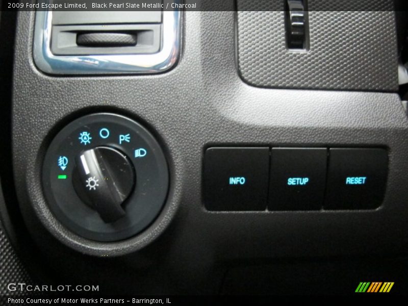 Black Pearl Slate Metallic / Charcoal 2009 Ford Escape Limited