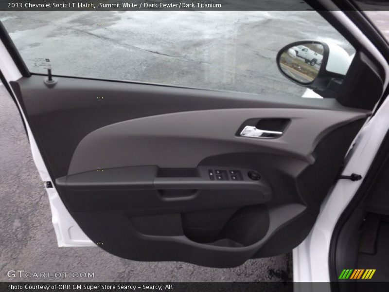Summit White / Dark Pewter/Dark Titanium 2013 Chevrolet Sonic LT Hatch