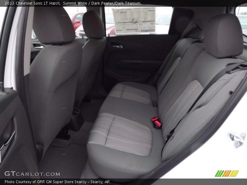 Summit White / Dark Pewter/Dark Titanium 2013 Chevrolet Sonic LT Hatch