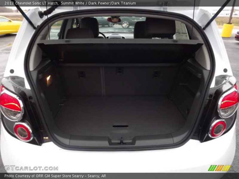 Summit White / Dark Pewter/Dark Titanium 2013 Chevrolet Sonic LT Hatch