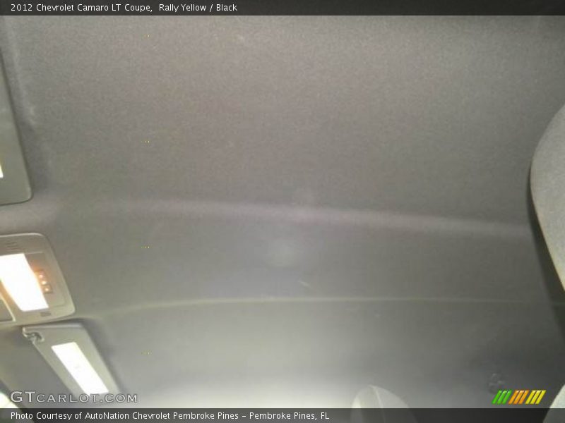 Rally Yellow / Black 2012 Chevrolet Camaro LT Coupe