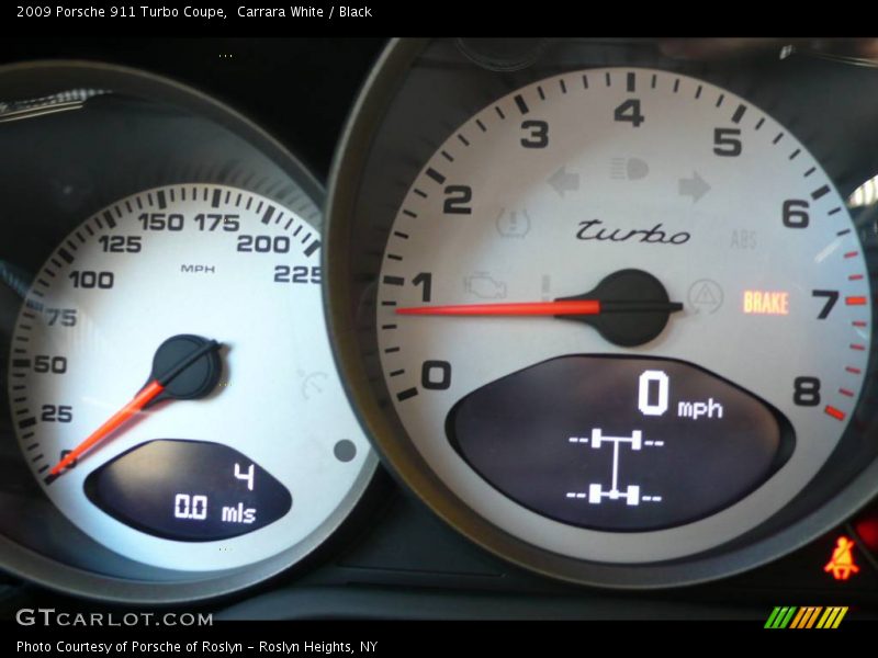 Carrara White / Black 2009 Porsche 911 Turbo Coupe