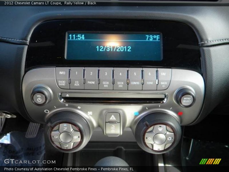 Rally Yellow / Black 2012 Chevrolet Camaro LT Coupe