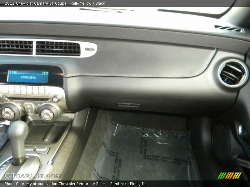 Rally Yellow / Black 2012 Chevrolet Camaro LT Coupe