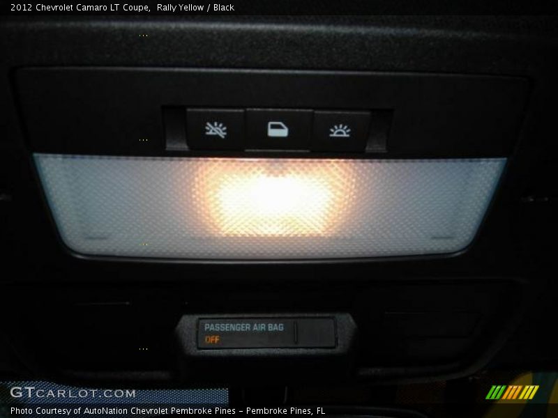 Rally Yellow / Black 2012 Chevrolet Camaro LT Coupe
