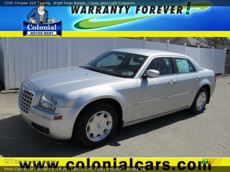 Bright Silver Metallic / Deep Jade/Light Graystone 2005 Chrysler 300 Touring