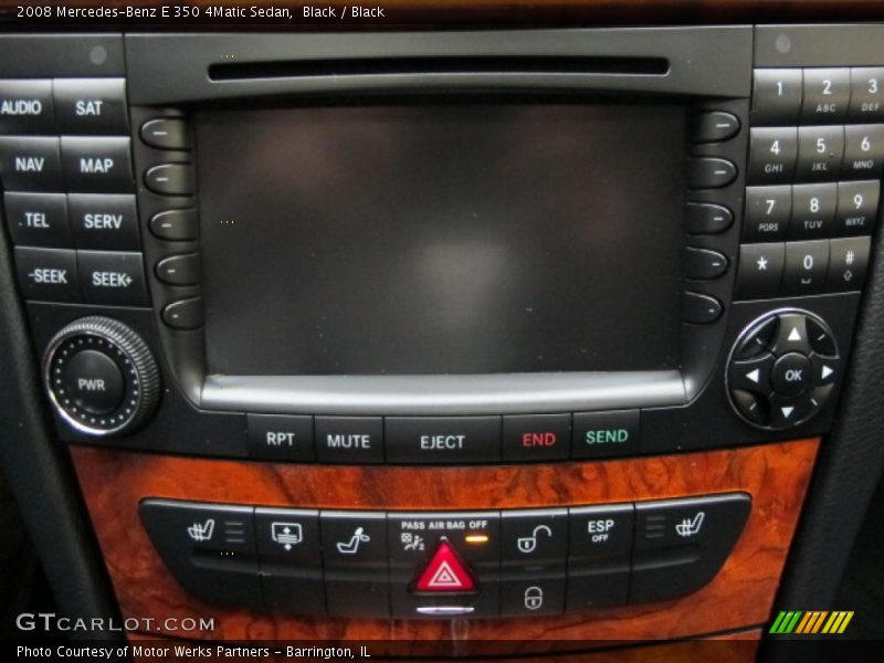 Black / Black 2008 Mercedes-Benz E 350 4Matic Sedan