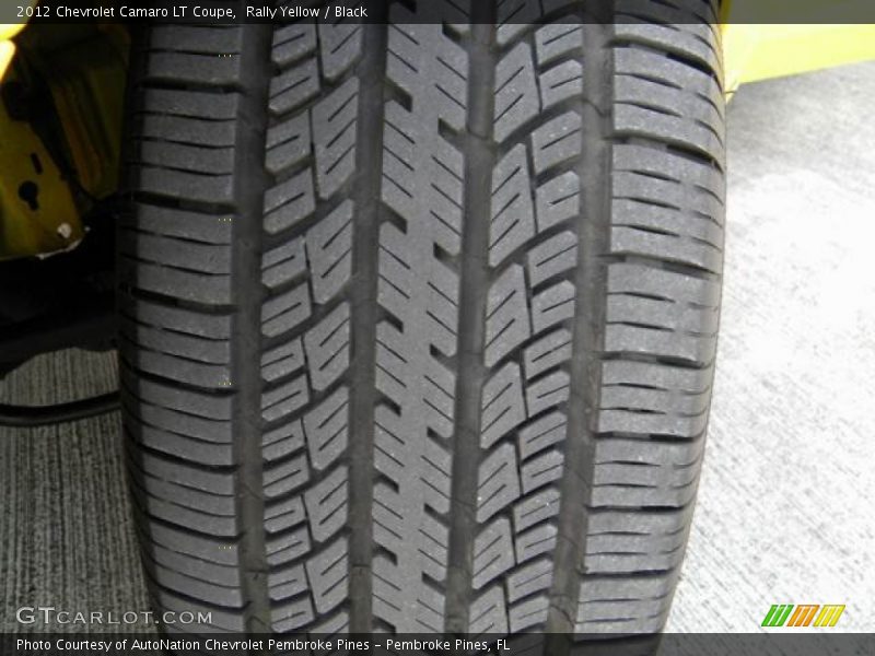 Rally Yellow / Black 2012 Chevrolet Camaro LT Coupe