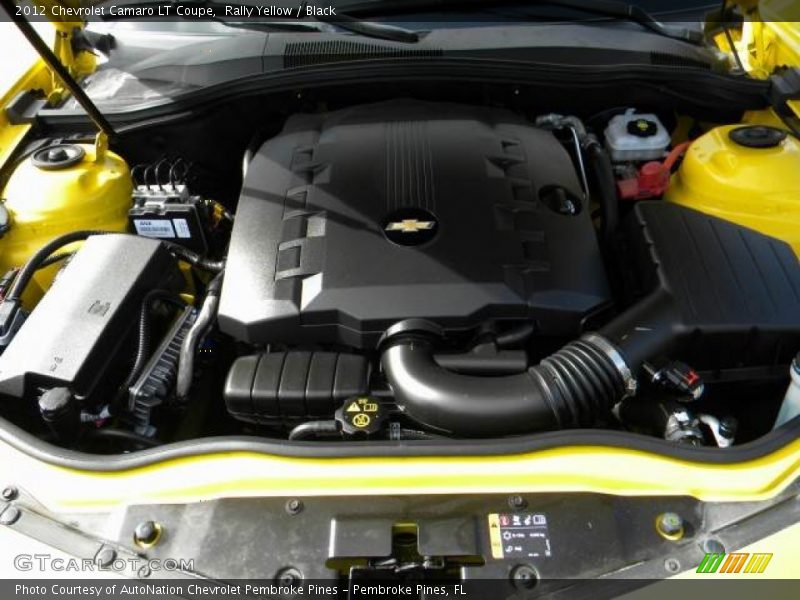 Rally Yellow / Black 2012 Chevrolet Camaro LT Coupe