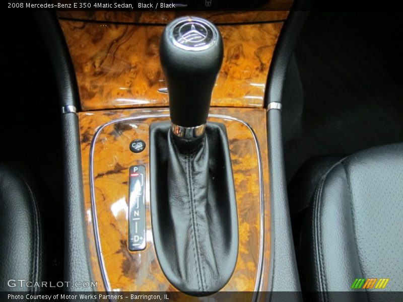 Black / Black 2008 Mercedes-Benz E 350 4Matic Sedan