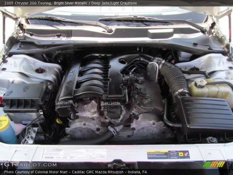 Bright Silver Metallic / Deep Jade/Light Graystone 2005 Chrysler 300 Touring