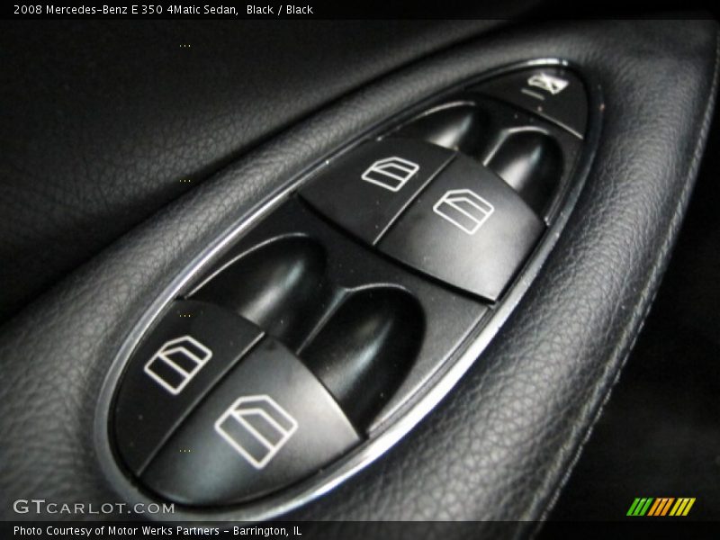 Black / Black 2008 Mercedes-Benz E 350 4Matic Sedan